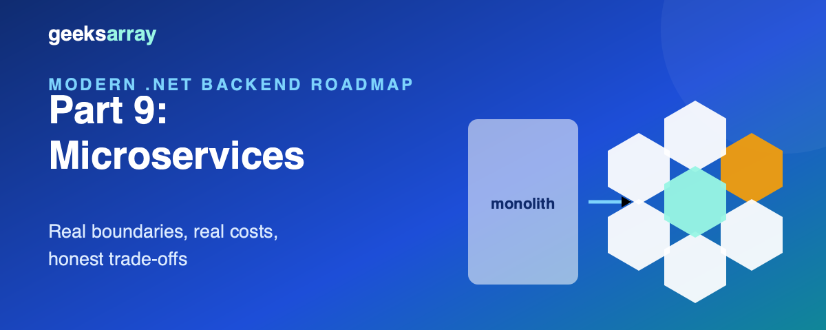 Modern .NET Backend Roadmap — Part 9: Microservices, Honestly