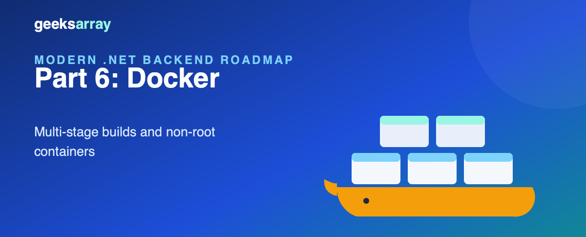 Modern .NET Backend Roadmap — Part 6: Docker