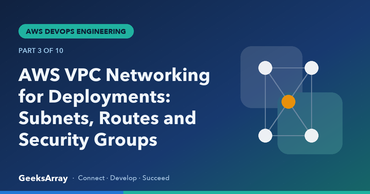 AWS VPC Networking for Deployments: Subnets, Routes and Security Groups