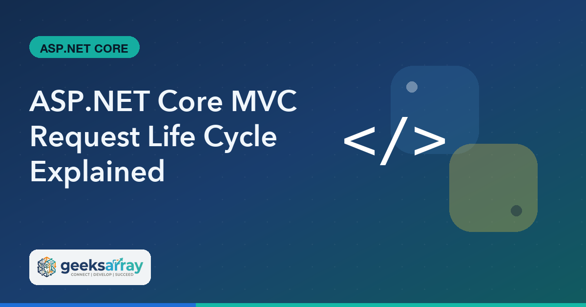 ASP.NET Core MVC Request Life Cycle Explained