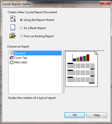 Crystal Report Gallary for Visual Studio