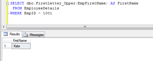 sql execute udf function in select statement