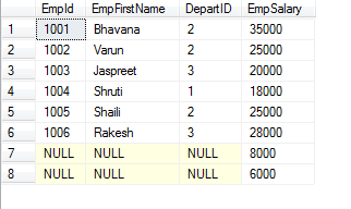 sql server outer join example